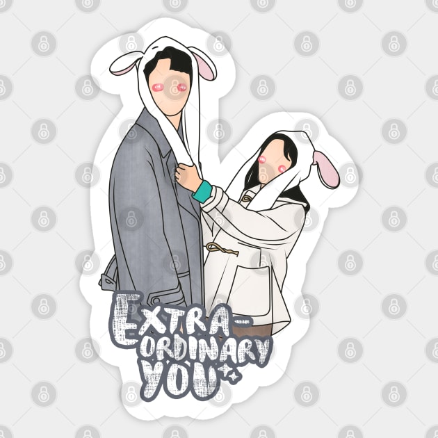 Extraordinary You Kdrama Art Sticker by ArtByAzizah